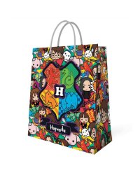 Harry Potter. Пакет подарочный большой (паттерн), 335*406*155 мм (чиби)