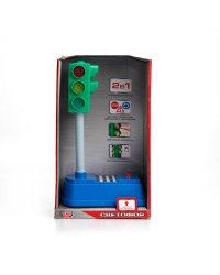 СВЕТОФОР "ТЕХНОПАРК" 21СМ БОЛЬШОЙ, СВЕТ+ЗВУК В РУСС. КОР. в кор.2*12шт