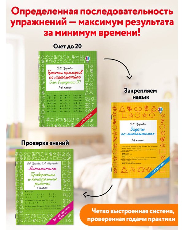 Дополнительное изображение книги «Математические прописи. Учимся писать цифры. 1 класс»