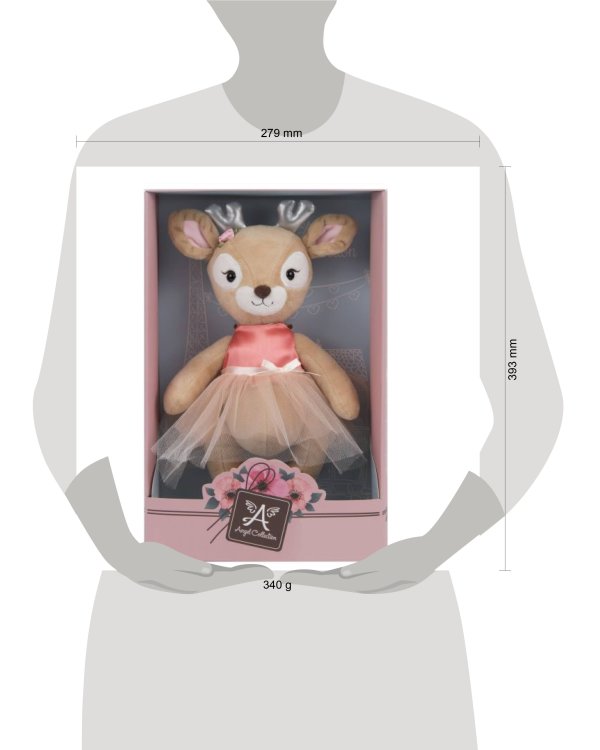 Олененок Николь в платье