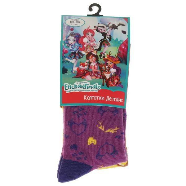 Колготки детские ЭНЧАНТИМАЛС для девочки р-р 104-110 в кор.15шт