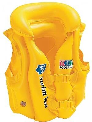 04. Жилеты, доски (Рыжий Кот) Жилет для плавания 50x47 см. Школа плавания INTEX. Арт. 58660EU