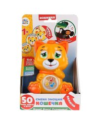 Кошечка смена эмоций 50 веселых песен, звуков и фраз, световые эффекты Умка в кор.48шт