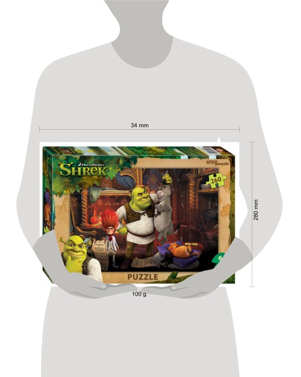 Мозаика "puzzle" 260 "Shrek" (DreamWorks, Мульти)