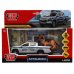 Машина металл MITSUBISHI L200 ПОЛИЦИЯ 13 см, двер, багаж, инер, собака, кор. Технопарк в кор.2*36шт