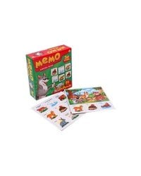 МЕМО (30 фишек) + ПАЗЛЫ (24 элемента). ЖИВОТНЫЕ РОССИИ (Арт. МП-0368)