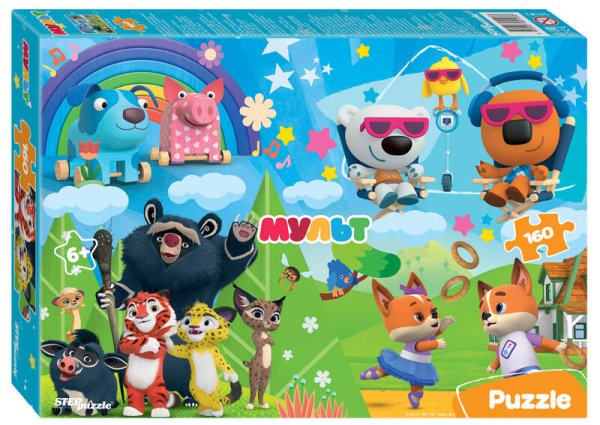 160 (STEPpazzle) Мозаика "puzzle" 160 "Ми-ми-мишки и др. Мульт" (0+ Медиа)