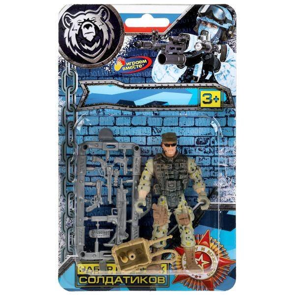 Вне серии (Умка) Набор солдатиков с оружием военные с аксесс., блист. ТМ "ИГРАЕМ ВМЕСТЕ" в кор.2*120шт