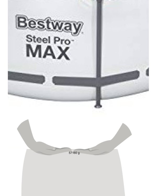 Каркасный бассейн с набором Bestway (фильтр-насос, лестница, покрывало) 427 x 122 см (Арт. 5612X)