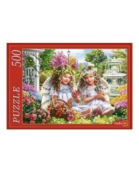 ПАЗЛЫ 500 элементов. Ф500-5140 ДВА АНГЕЛА В САДУ