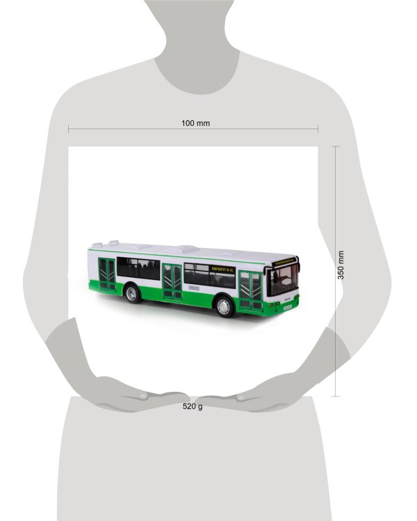 АВТОБУС "ТЕХНОПАРК" ИНЕРЦ. ПЛАСТ. РУССИФИЦ. СО СВЕТОМ В РУСС. КОР. в кор.36шт