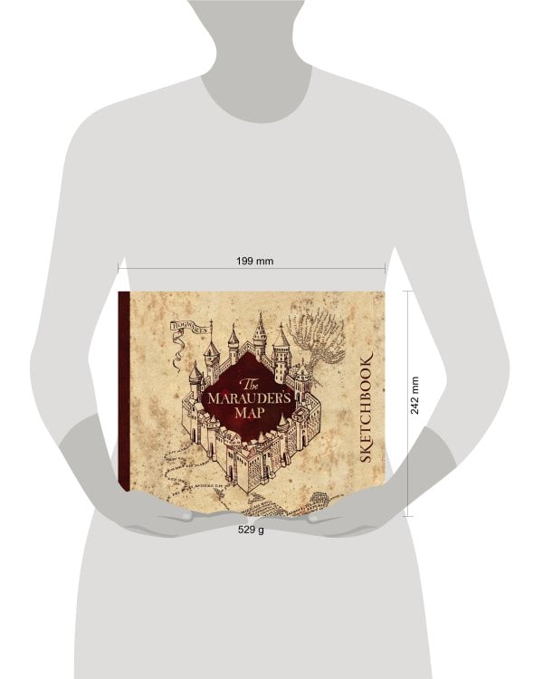 Скетчбук. Гарри Поттер. Карта мародеров (твердый переплет, 96 стр., 240х200 мм)