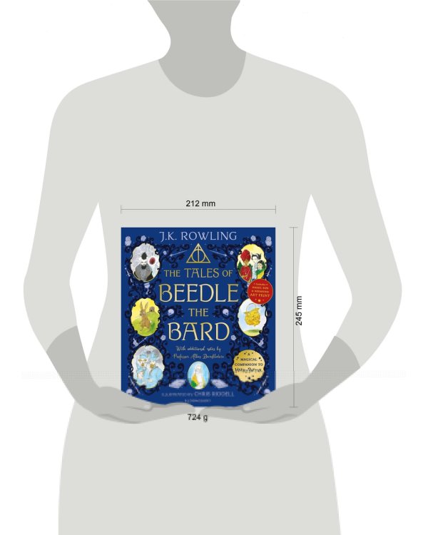 Дополнительное изображение книги «The Tales of Beedle the Bard illustr. edition J.K. Rowling Сказки Барда Бидля иллюстр. издание Дж.К Роулинг / Книги на английском языке»