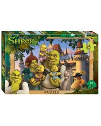Мозаика "puzzle" maxi 24 "Shrek" (Dreamworks, Мульти)