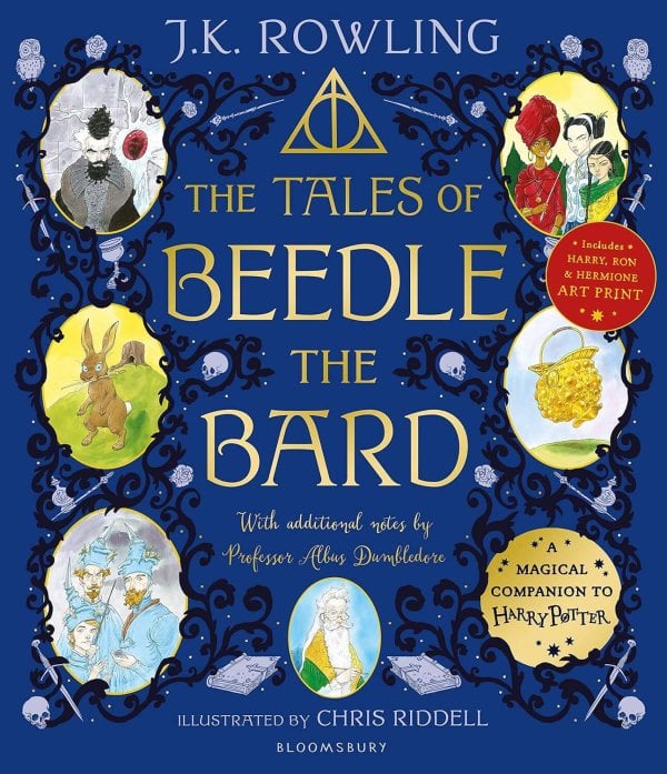 Обложка книги «The Tales of Beedle the Bard illustr. edition J.K. Rowling Сказки Барда Бидля иллюстр. издание Дж.К Роулинг / Книги на английском языке», ISBN 9781526637895