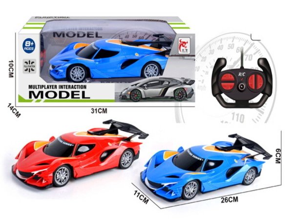 Машинка на р/у "Гонка"(26х11х6см)(свет,4*АА и 2*АА не в к-те,в кор.) ( Арт. 2300246)