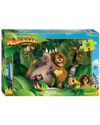 Мозаика "puzzle" 35 MAXI "Мадагаскар - 3" (Dreamworks, Мульти)