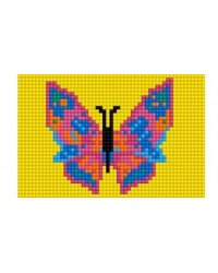 Алмаз. мозаика (блест.) 10х15 см, с подр., с полн. заполн. (8 цв.) БАБОЧКА (AS1001)