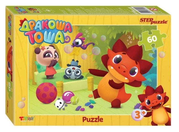 60 (STEPpazzle) Мозаика "puzzle" 60 "Дракоша Тоша"