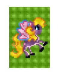 Алмаз. мозаика (блест.) 10х15 см, с подр., с полн. заполн. (9 цв.) ПОНИ (AS1009)