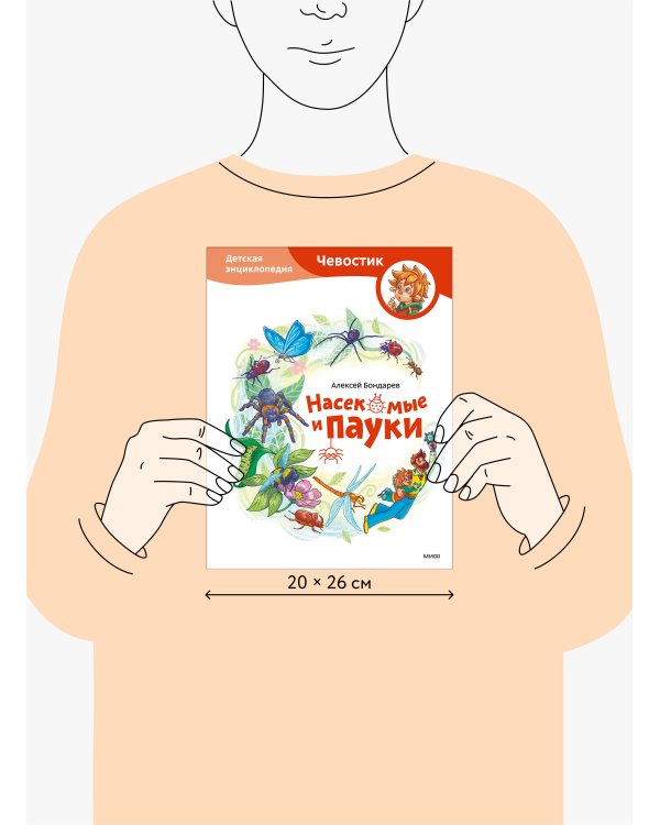 Насекомые и пауки. Детская энциклопедия (Чевостик)