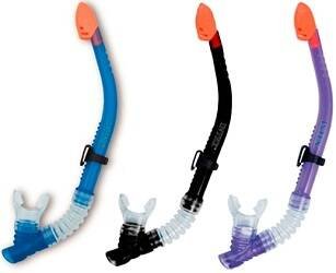 09. Аксессуары для плавания (Рыжий Кот) Трубка для плавания EASY-FLO 3 цв. INTEX Новый дизайн. Арт. 55928