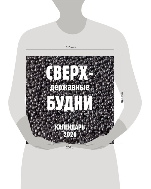 Сверхдержавные будни. Календарь настенный на 2026 год (300х300 мм)