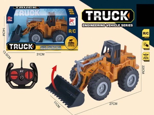 Грузовики, техника Р/У (Рыжий Кот) Машинка на р/у"Экскаватор"(27х11х22)(свет,3*АА и 2*АА не в к-те,в кор.) ( Арт. 2226310)