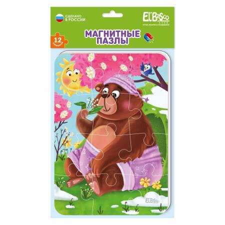 Магнитный пазл "Весна"