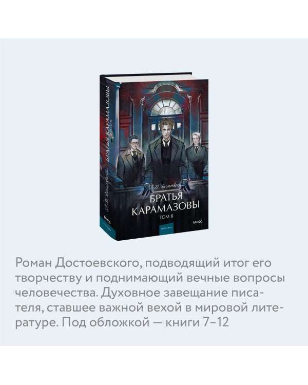 Братья Карамазовы. Том 2. Вечные истории. Young Adult