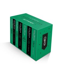 Harry Potter Slytherin House Ed Paperback Box Set J.K. Rowling Гарри Поттер, изд  Слизерин комплект книг Дж. К Роулинг / Книги на английском языке