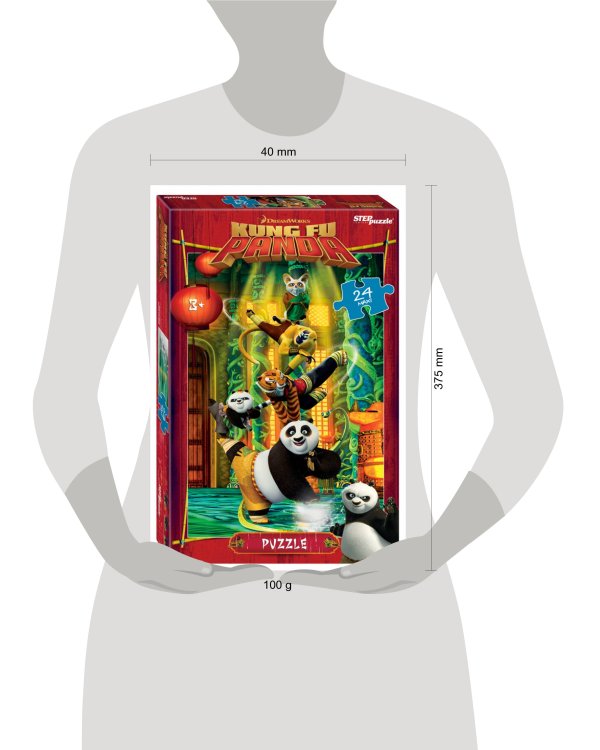 Мозаика "puzzle" maxi 24 "Кунг-фу Панда" (DreamWorks, Мульти)