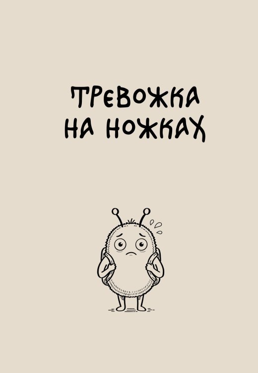 Блокнот. Тревожка на ножках (А5, твердая обложка, 64 л.)