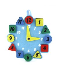 Развивающая игра «Часы.Геометрия» (Фетр), 1601001