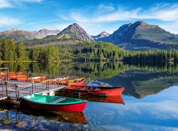 Алмаз. моз.(бл.)40х50 см,с подр.,с част. зап.(22 цв.)Прозрачное озеро у зеленеющих гор (Арт.ASD5032)