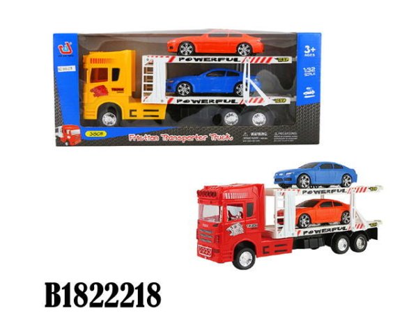 Машинка инерционная "Автовоз с 2 машинками"(в коробке) ( Арт. 1822218)