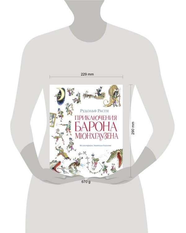 Приключения барона Мюнхгаузена (ил. А. Елисеева, послесловие М. Столярова)