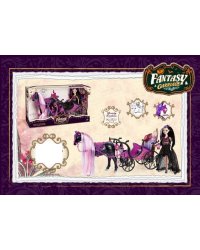 Карета с куклой.Сказочный мир(кукла,лошадь ход,свет,звук,5*АА не в ком,в кор.)(56х19х30) арт.2045584