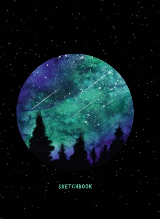 СКЕТЧБУК А5. ЗВЕЗДНОЕ НЕБО