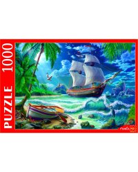 ПАЗЛЫ 1000 элементов. Ф1000-2700 КОРАБЛЬ В ЛУННОМ СВЕТЕ