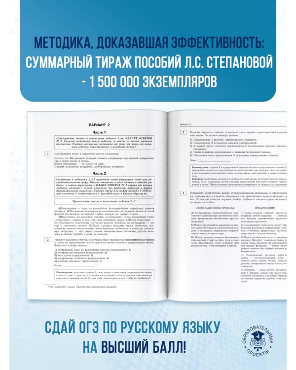 ОГЭ-2026. Русский язык. 20 тренировочных вариантов экзаменационных работ для подготовки к ОГЭ