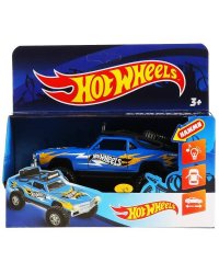 Машина металл свет-звук hot wheels СПОРТКАР, 12,5 см, двери, инерц, кор. Технопарк в кор.2*36шт