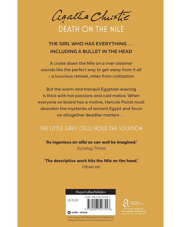 Дополнительное изображение книги «Death On The Nile (Agatha Christie) Смерть на Ниле (Агата Кристи) /Книги на английском языке»