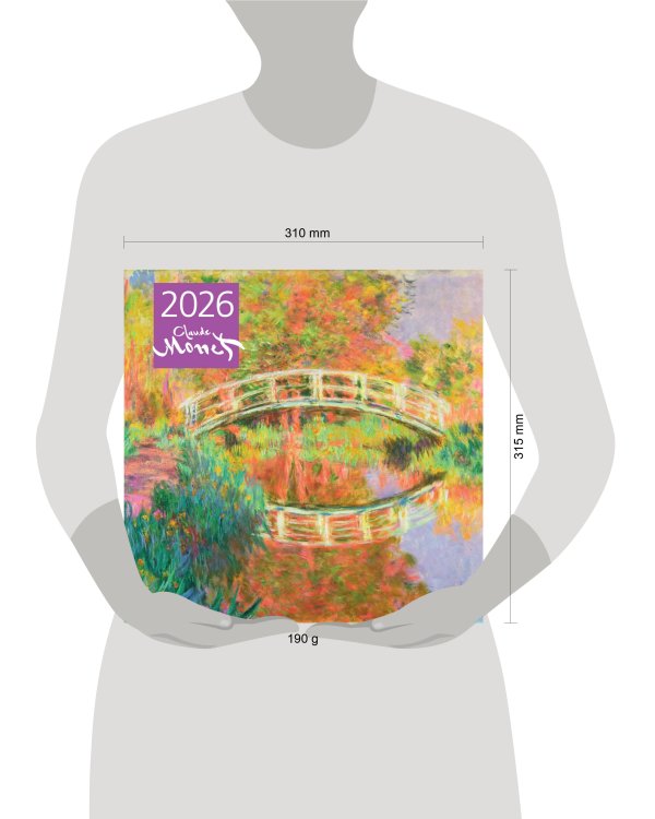 Клод Моне. Календарь настенный на 2026 год (300х300)