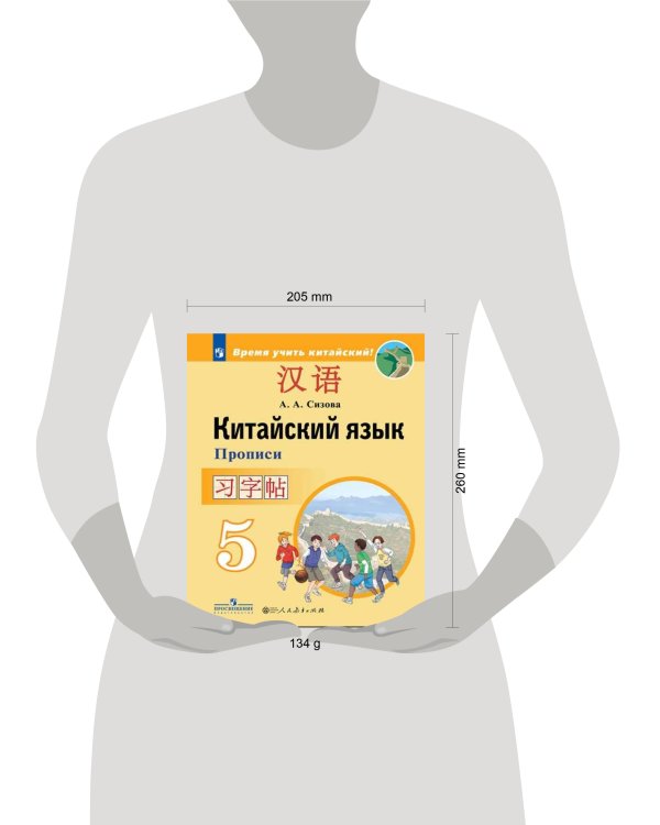 Дополнительное изображение книги «Сизова. Китайский язык. 5 кл. Прописи»