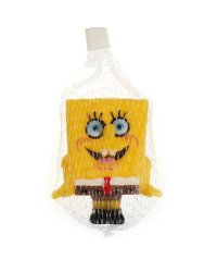 Игрушка для ванной губка боб сетка КАПИТОШКА в кор.12*24шт