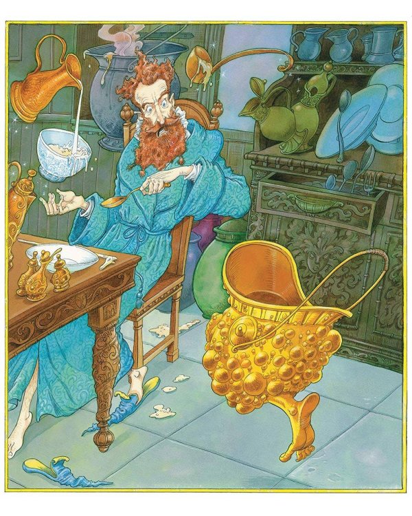 Дополнительное изображение книги «The Tales of Beedle the Bard illustr. edition J.K. Rowling Сказки Барда Бидля иллюстр. издание Дж.К Роулинг / Книги на английском языке»
