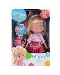 Кукла озвуч Клео и Кукин Мэри 25 см, 30 фраз и песен из м/ф КАРАПУЗ в кор.24шт