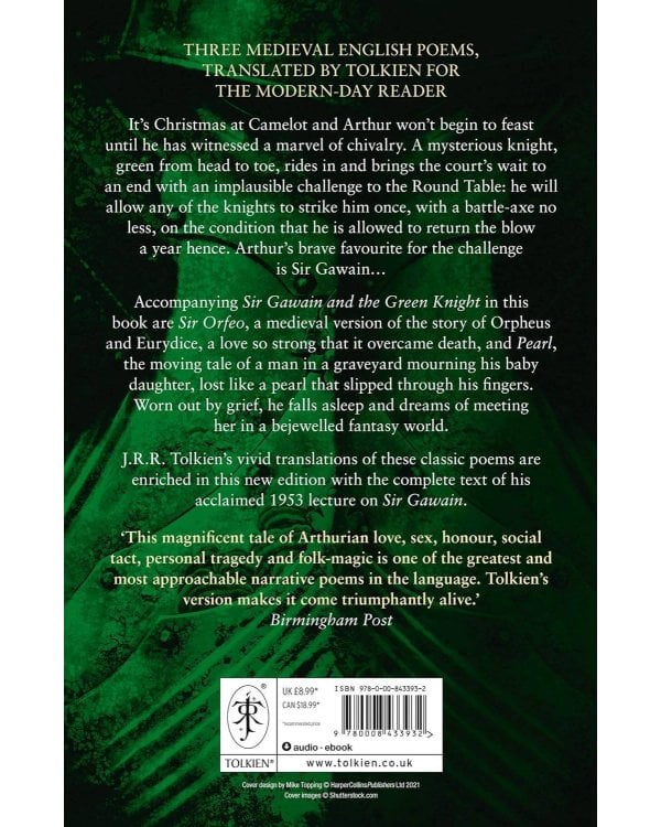 Sir gawain and the green knight (Tolkien J.R.R.) Сэр Гавейн и зелёный рыцарь (Д.Р.Р Толкин) /Книги на английском языке