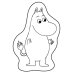 Коллекция Moomin/Муми-тролли Деревянный значок. Муми-тролль